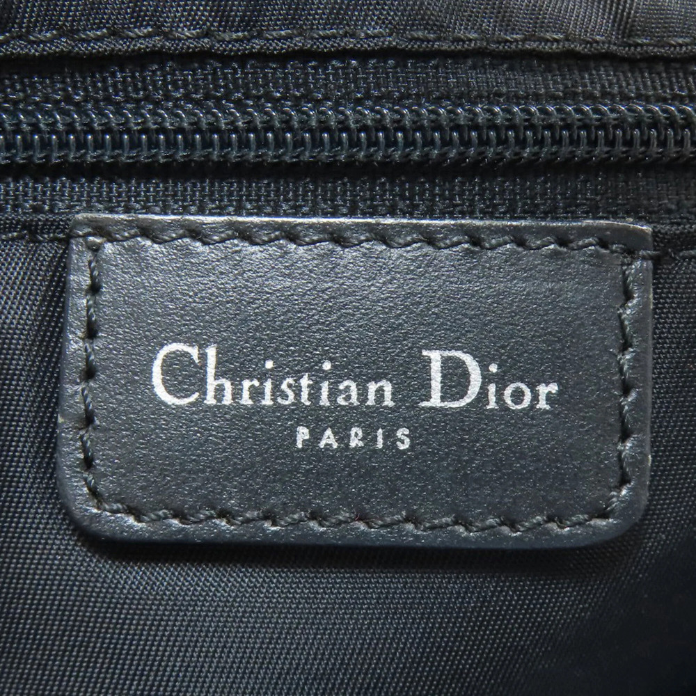 CHRISTIAN DIOR Black Canvas Trotter Shoulder Bag - Picture 6 of 16